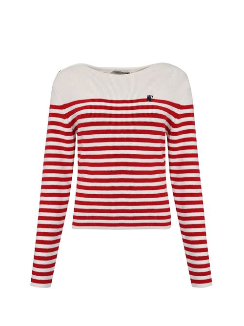 Maglia in cotone a righe ALBERTA FERRETTI | U0929 16071115